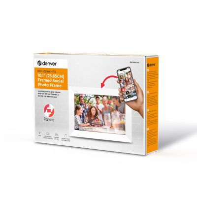 8. Denver photo frame with FRAMEO 10.1" 16GB white