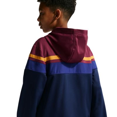 6. Nike FC Barcelona Home tracksuit for kids navy blue and burgundy IO3566 682