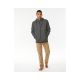 9. RIP CURL Anti Series Departed Zip Thru Sweatshirt Brown