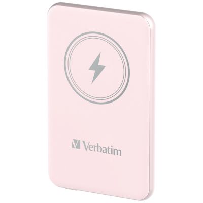 Verbatim Charge 'n' Go Lithium Polymer (LiPo) 5000 mAh Wireless Charging Pink