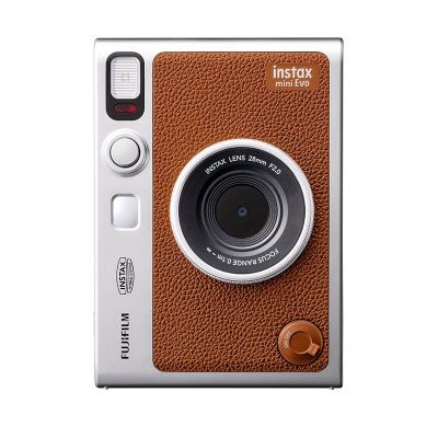 6. Fujifilm Instax Mini Evo 1/5" Instant Camera 2560x1920px CMOS Brown