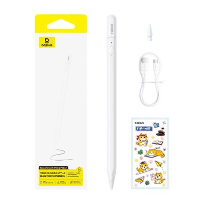 3. Baseus Smooth Writing PS3 Air Bluetooth Active Stylus for iPad - White