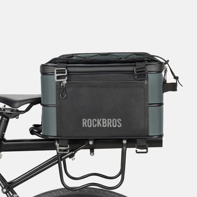 6. Rockbros A30 ROAD TO SKY Foldable Bike Bag for Trunk 15-30L - Gray