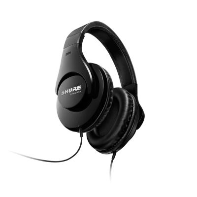 2. Shure SRH240A-BK-EFS - On-ear headphones for monitoring and general use, home studio