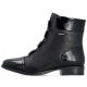 3. Rieker 77053-00 comfortable black women's leather ankle boots