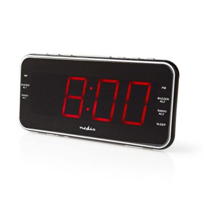 8. Nedis CLAR004BK Alarm Clock Digital Alarm Clock Black