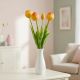 14. BOUQUET OF 5 ORANGE PEONY TULIPS 39 CM LIFE-LIKE SPRING DECORATION