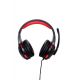 2. GEMBIRD GAMING 5.1 USB SURROUND HEADPHONES BLACK/RED, MICROPHONE, VOLUME CONTROL