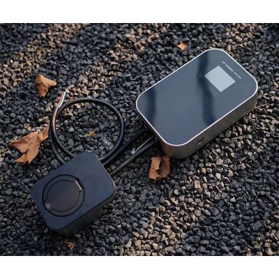 2. Extralink Electric Car Charger BS20-BA-22kW-APP Type A 32A 22kW 3 Phase, LCD Screen, App, 6.1m
