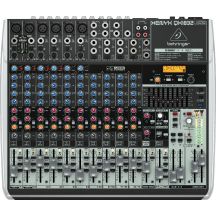 Behringer QX1832USB audio mixer, 18 channels