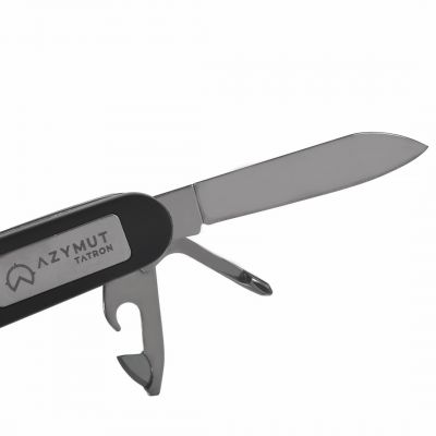 5. Tatron AZYMUT pocket knife - 25 tools + holster, 90mm black ( HK20017BL )