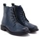 4. Blue women’s leather worker boots Sergio Leone 25172-S