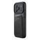 Mujjo Wallet Leather Case - leather case for iPhone 17 Pro compatible with MagSafe (black)