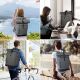 3. Inateck BP01003 Backpack Travel Backpack Black, Gray Polyester