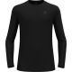 ODLO Men's Merino 160 BL Top Crew Neck L/S Size M Black
