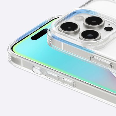 6. AmazingThing Minimal Mag Case with Magnetic Ring for iPhone 16 Pro Max - Transparent