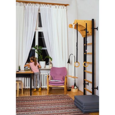 13. WOODEN PULL-UP BAR IN OAK COLOR BENCHK PB076