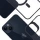 13. 3mk Satin Armor MagCase with MagSafe for iPhone 14 Plus - Clear with Black Frame