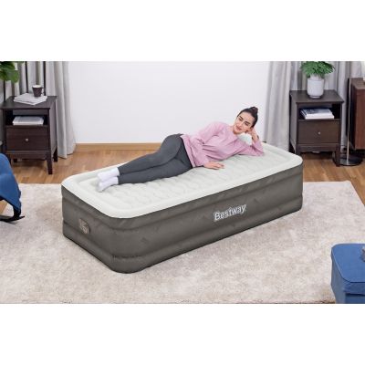 22. Bestway 69048 / 23 Air Mattress Single Mattress Gray, White Unisex
