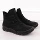 40. Women's insulated black ankle boots Rieker 55069-00