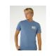 5. RIP CURL Pacific Rinse Sunrise Tee Men's Blue