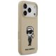 4. Karl Lagerfeld Silicone Karl Sketch & Logo MagSafe Case for iPhone 17 Pro - Brown