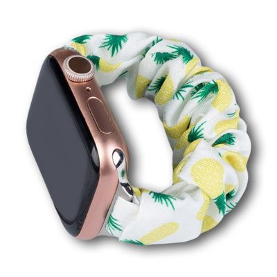 Fabric band for Apple Watch 38 / 40 / 41 mm strap bracelet rubber band - pineapple