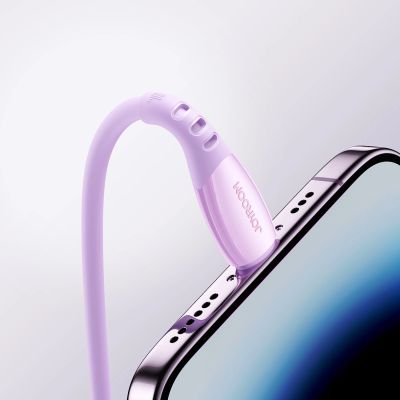 10. Joyroom S-A59 Vibrant Series 60W USB-C - USB-C Cable 1.2m - Purple