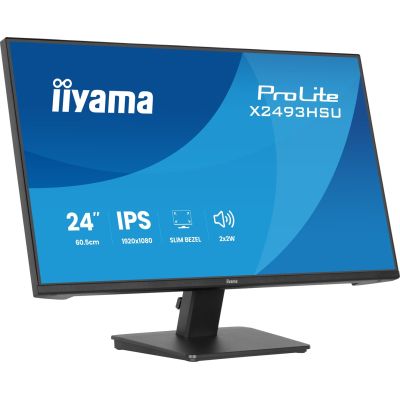 19. iiyama ProLite X2493HSU-B1 computer monitor 60.5 cm (23.8") 1920 x 1080 px Full HD LED Black