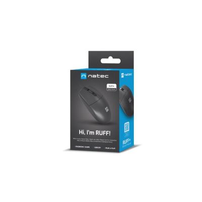 8. NATEC RUFF PLUS MOUSE 1200DPI BLACK NMY-2021