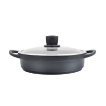 Shallow Pot with Lid Maestro MR-4328-S