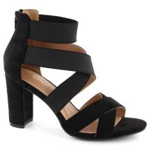 eVento W EVE443A black heel sandals