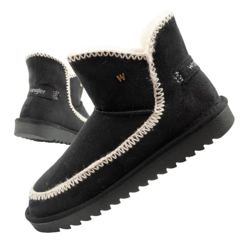 Wrangler Elsa winter boots ankle boots insulated comfortable fashionable black