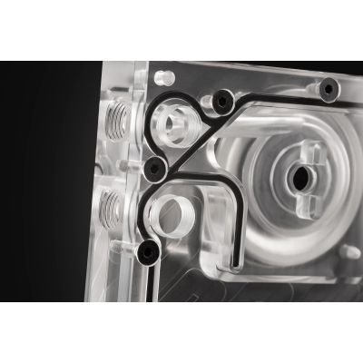 4. EK-Quantum Kinetic3 FLT D5 PWM Water Blocks Expansion Tank and Pump Combo - 240mm, D-RGB, Acrylic