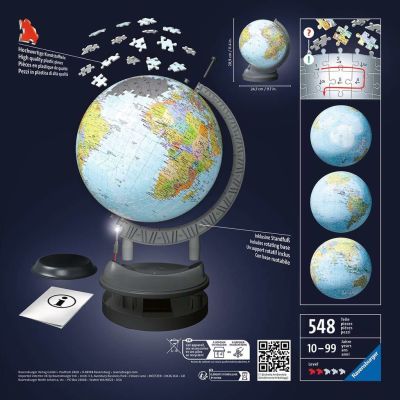 2. Ravensburger 11549 puzzle 3D puzzle 540 pcs. Globe