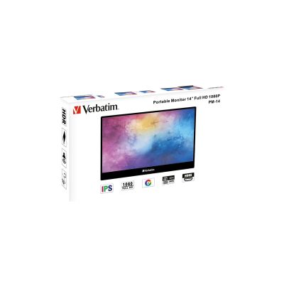 5. Verbatim 49590 Computer Monitor 35.6 cm (14") 1920 x 1080 pixels Full HD LCD Black