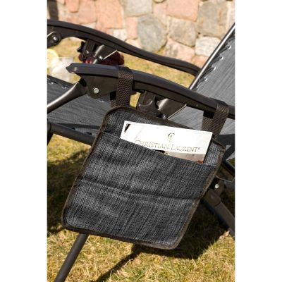 20. FOLDABLE GARDEN DECK CHAIR WITH CANOPY 173X52/65X110CM GRAY