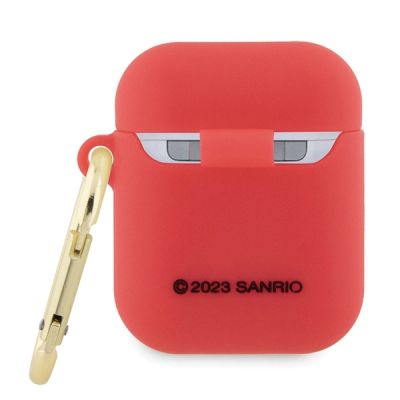 2. Hello Kitty Silicone 3D Kitty Head case for AirPods 1/2 - fuchsia