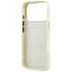 7. Guess Stripe Peony 4G Logo MagSafe Case for iPhone 18 Pro / 17 Pro - Beige