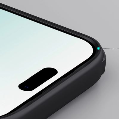 18. Nillkin Super Frosted Shield Pro MagSafe Compatible Case for iPhone 17 Pro - Transparent Black