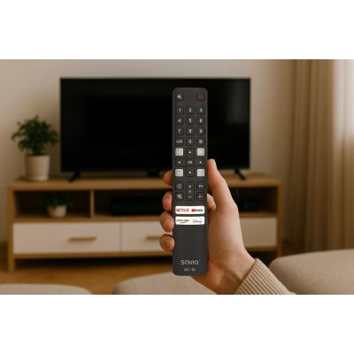 6. SAVIO UNIVERSAL REMOTE CONTROL FOR TV / REPLACEMENT FOR TCL TV - SMART TV RC-15