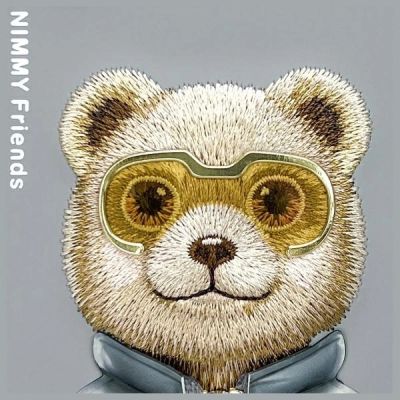 10. Nimmy Cool&Cute 2.0 Bear Case for iPhone 15 Pro Max - Gray