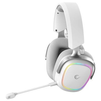 6. Rampage RETSU Headphones Wireless On-Ear BT 2.4G RGB White