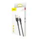 9. Baseus Cafule USB-A / Lightning 1.5A QC 3.0 cable 2 m - black and gold