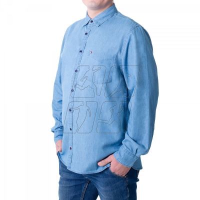 2. Tommy Hilfiger Organic Cotton Denim Shirt M MW0MWI0956-IAO