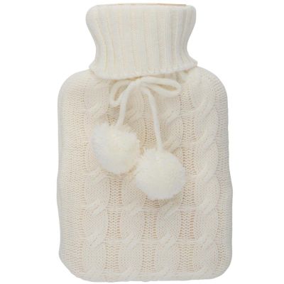 2. ALPINA RUBBER HOT WATER BOTTLE WITH COVER 0.7 L WHITE