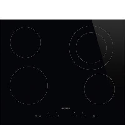 Smeg Universal SE364ETD cooktop Black Built-in 60 cm Ceramic 4 zone(s)
