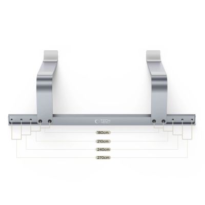 5. Tech-Protect ULS100 Universal Laptop Stand for up to 16" - Gray