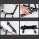 8. Wozinsky WSR-03 Folding Bike Stand for 20-27.5 Inch Bikes with Wheel Support - Black