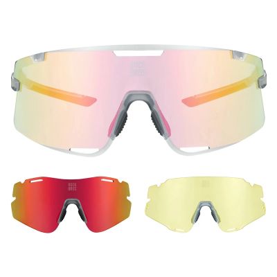2. Rockbros SP338 ROAD TO SKY Cycling Glasses with Interchangeable Lenses - Gray